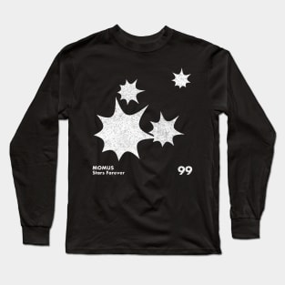 Momus / Stars Forever / Minimal Graphic Design Long Sleeve T-Shirt